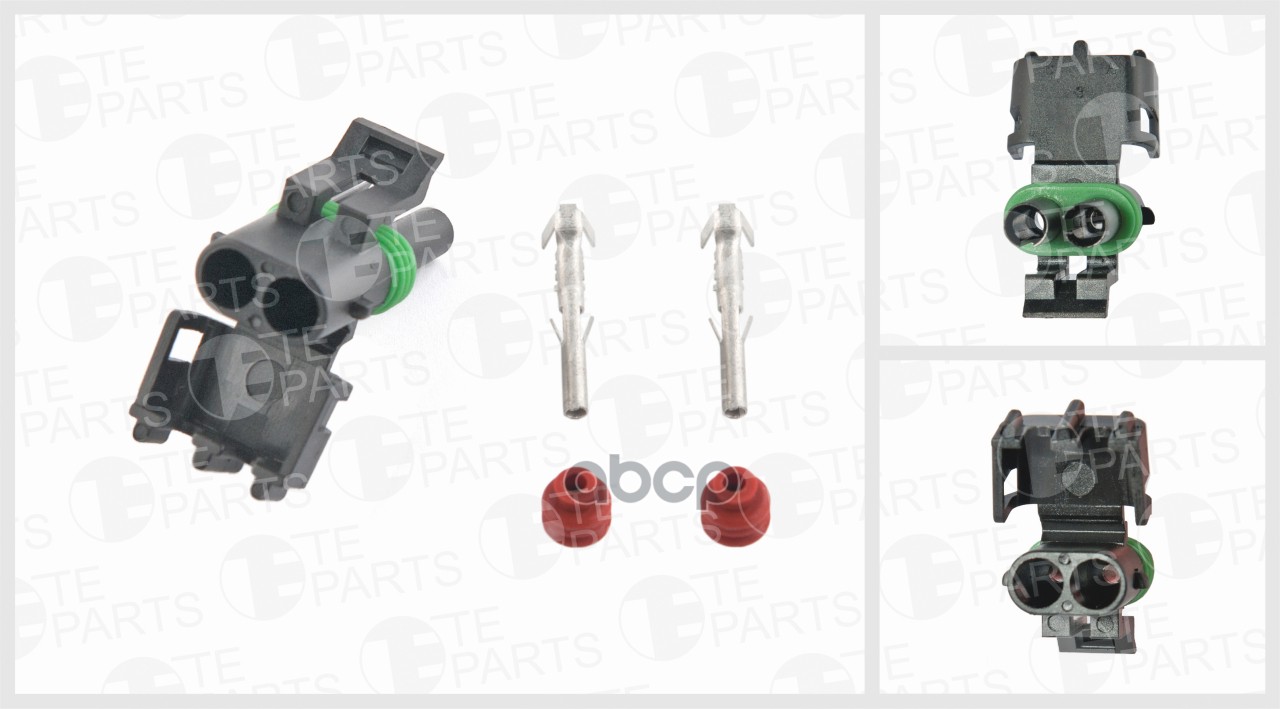 

Разъём 2х Контактный (Комплектация: 2-Pin, 2 Уплотнения) TE PARTS арт. 7730522