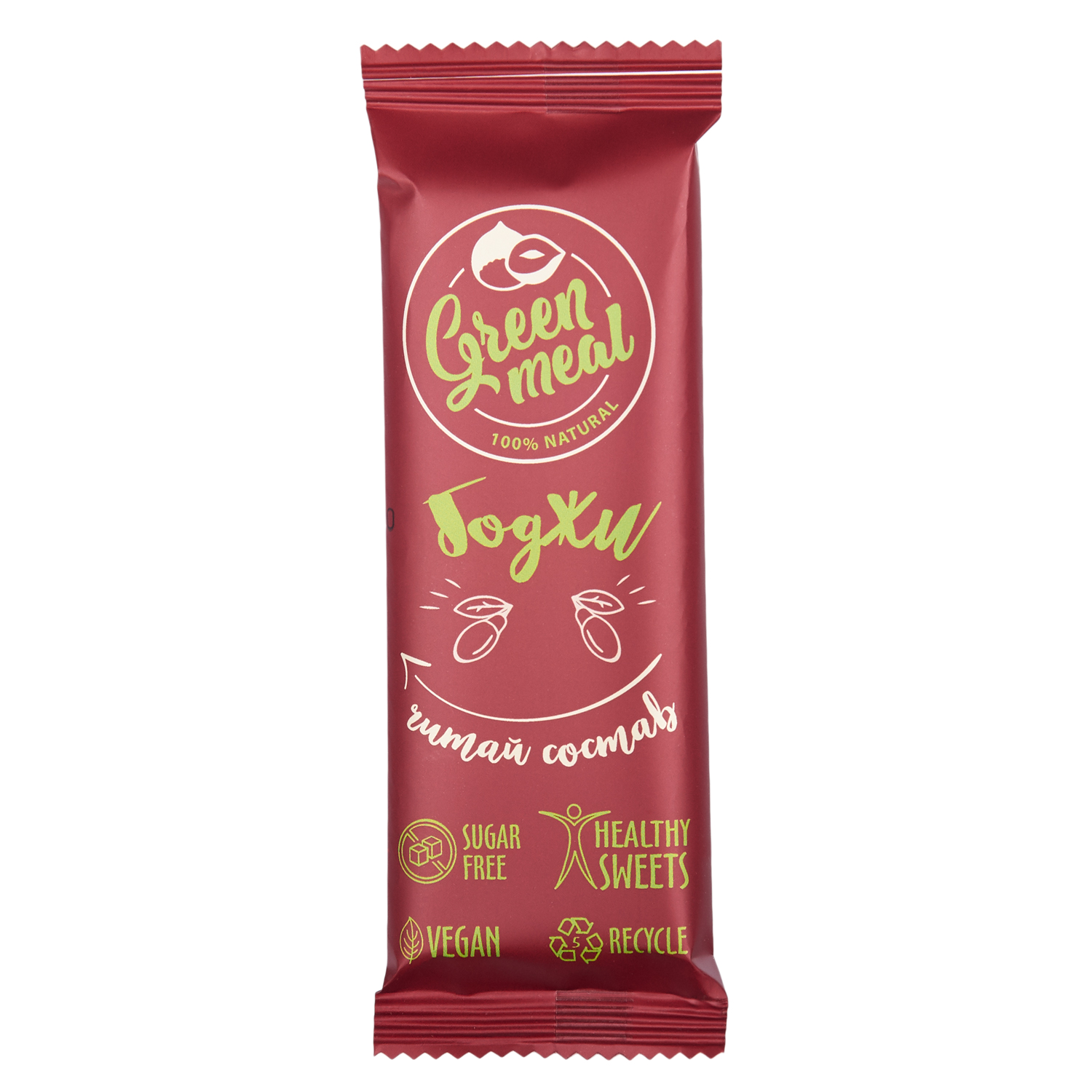 Батончик Green Meal Годжи + Чиа 20 шт. уп.