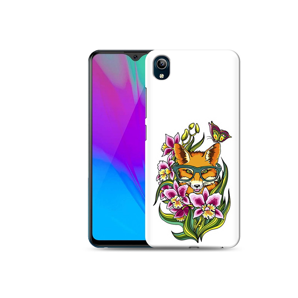 

Чехол MyPads Tocco для Vivo Y91C Лиса в цветах (PT156610.438.108), Прозрачный, Tocco
