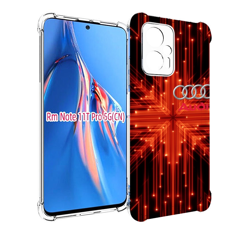 

Чехол MyPads Ауди-на-неоновом-фоне для Xiaomi Redmi Note 11T Pro / 11T Pro Plus / Poco ..., Прозрачный, Tocco