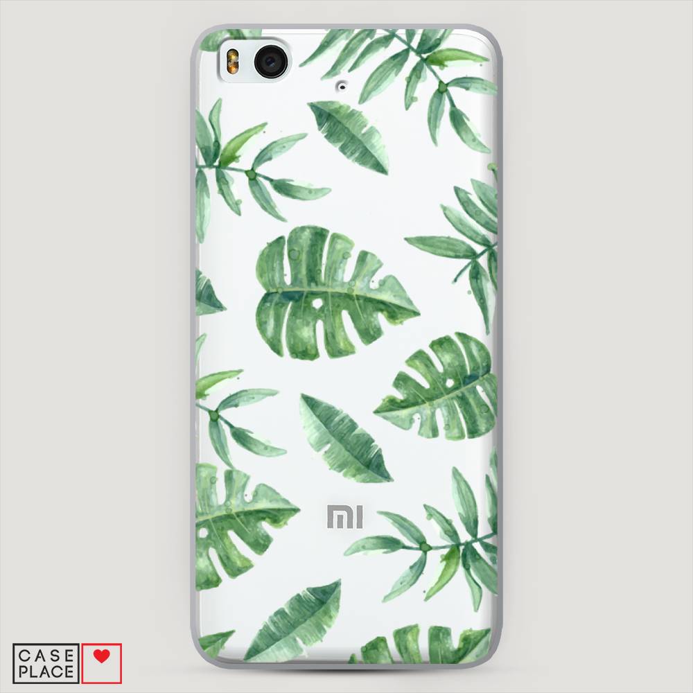 

Пластиковый чехол "Нарисованные пальмовые листья" на Xiaomi Mi5S