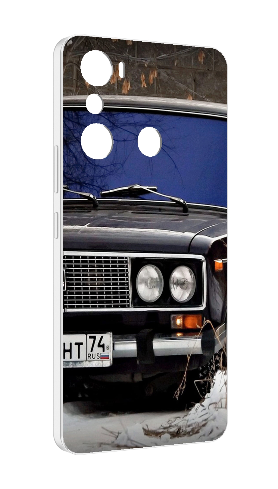 

Чехол MyPads lada ваз 1 для Infinix Hot 20i, Прозрачный, Tocco