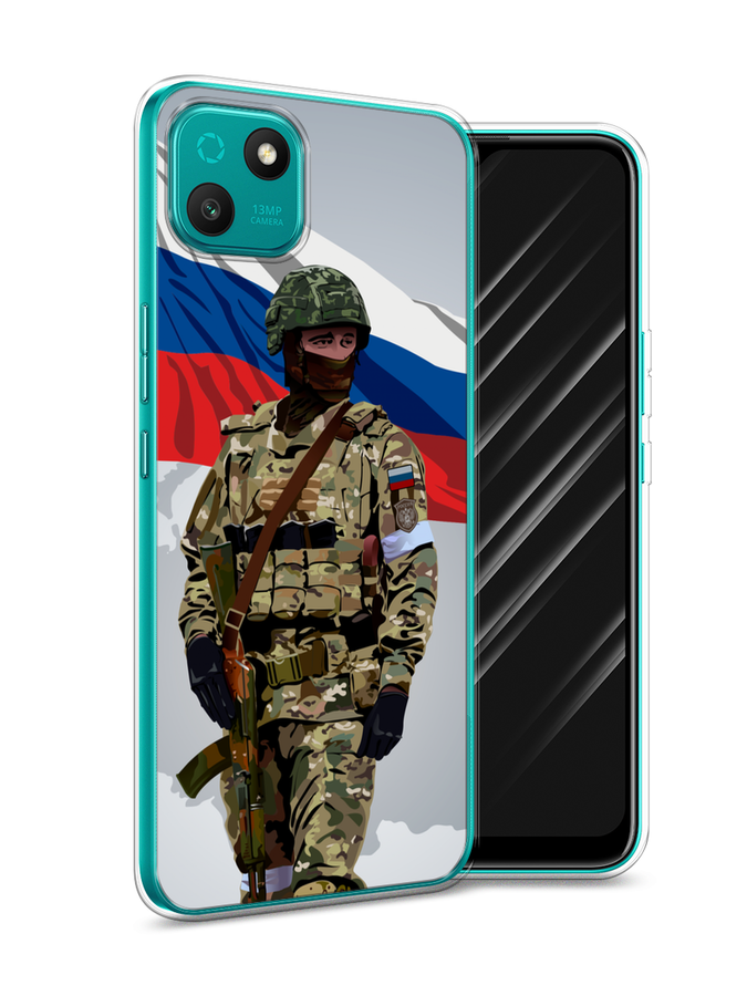 

Чехол Awog на Wiko T10 "Солдат с флагом", Белый;синий;красный;зеленый, 3400250-1