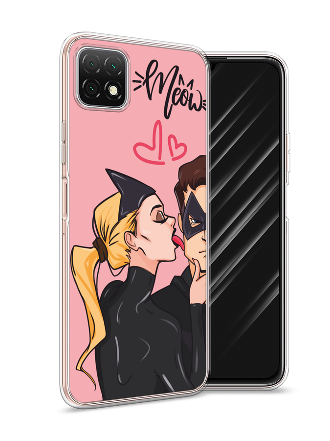 

Чехол Awog на Wiko T3 "Kiss of Cat Woman", Розовый;черный;бежевый, 3400150-1