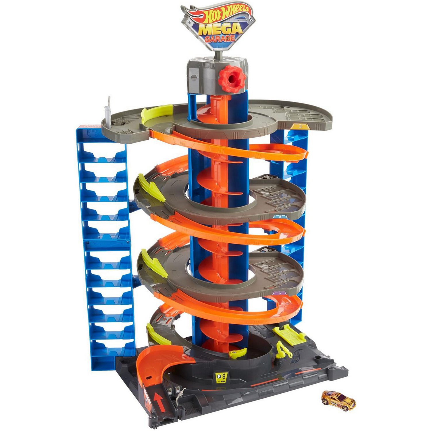 

Автотрек Hot Wheels Сити Мега Гараж, Разноцветный