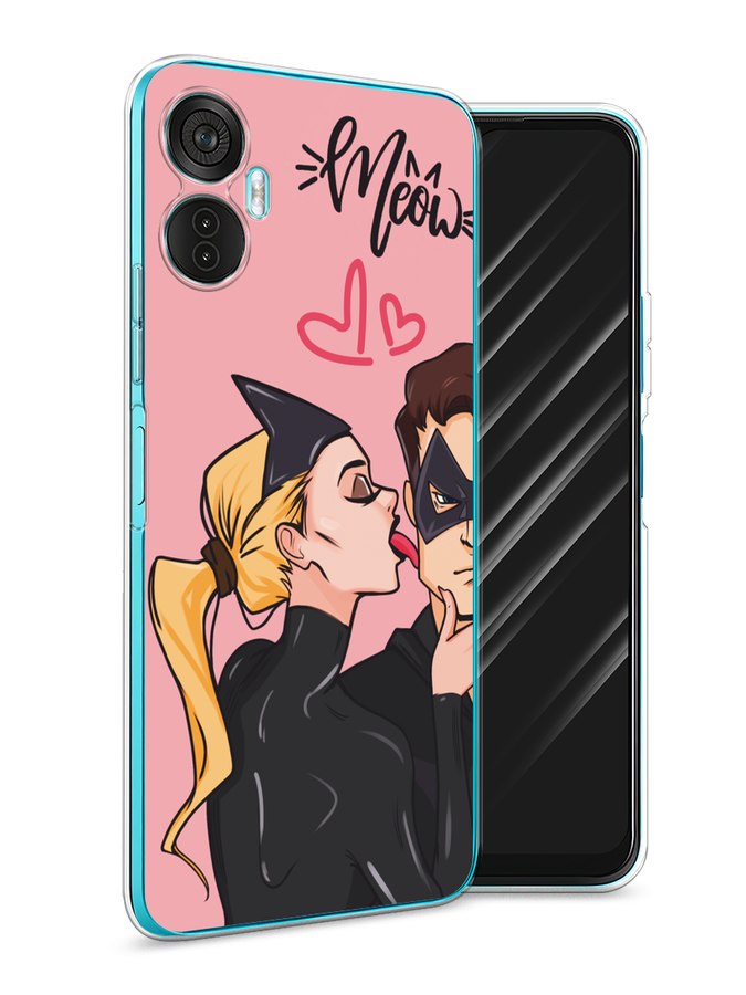 

Чехол Awog на Itel Vision 5 Plus "Kiss of Cat Woman", Розовый;черный;бежевый, 3201150-1