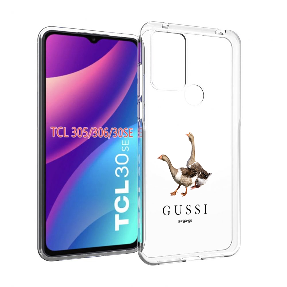 

Чехол MyPads Гусси бренд для TCL 30SE/305/306/30E, Tocco