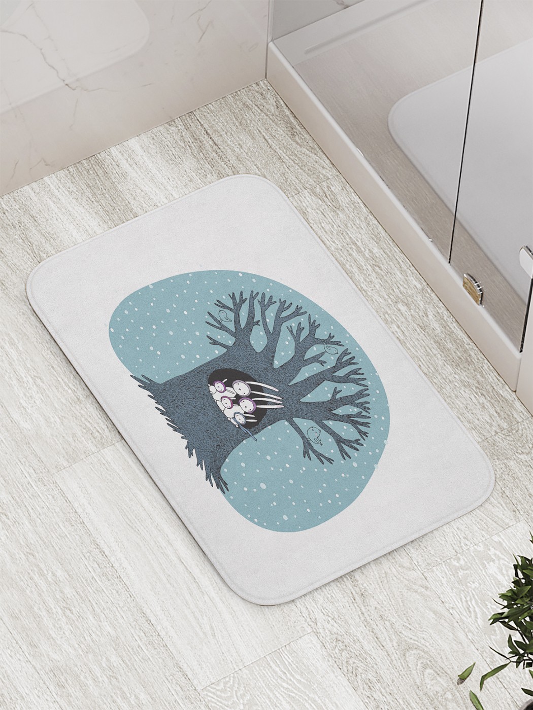 

Коврик противоскользящий для ванной, сауны, бассейна, 77х52 см bath_59822 JoyArty