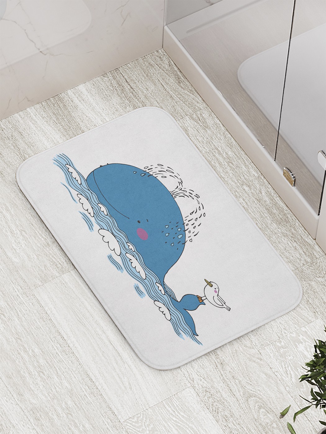

Коврик противоскользящий для ванной, сауны, бассейна, 77х52 см bath_59814 JoyArty