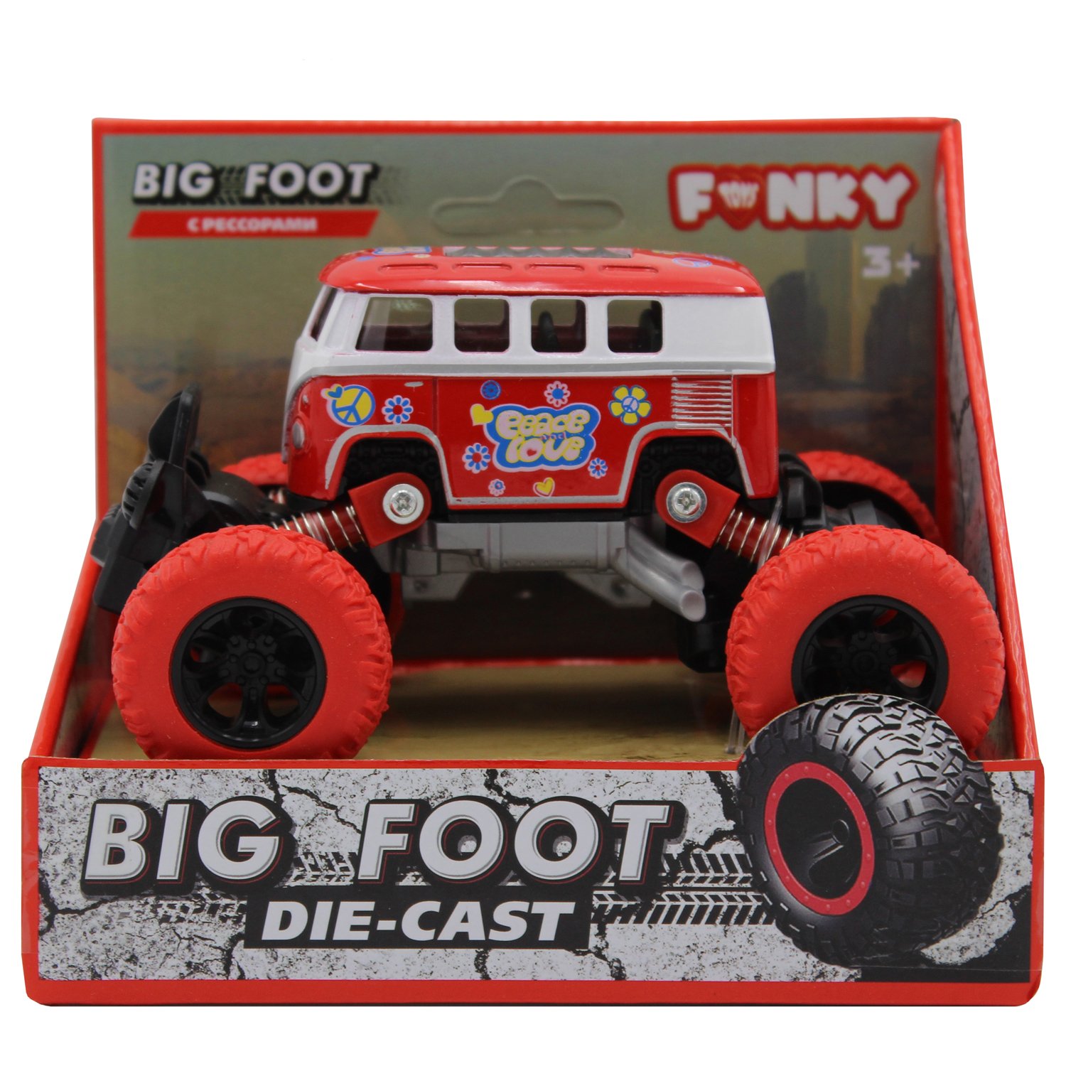 

Автобус инерционный Funky Toys Die-Cast в ассортименте