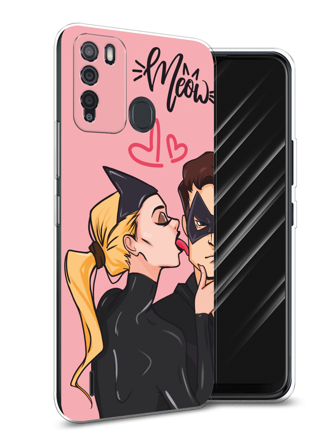 

Чехол Awog на Itel Vision 1 Pro "Kiss of Cat Woman", Розовый;черный;бежевый, 3200350-1