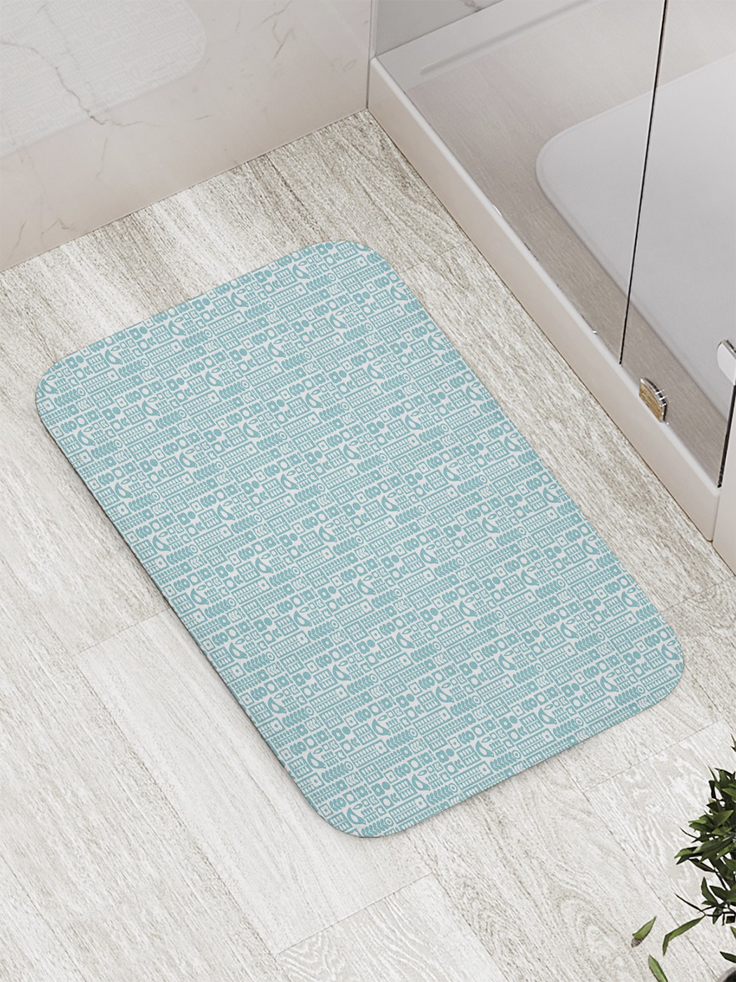 

Коврик противоскользящий для ванной, сауны, бассейна, 77х52 см bath_59751 JoyArty