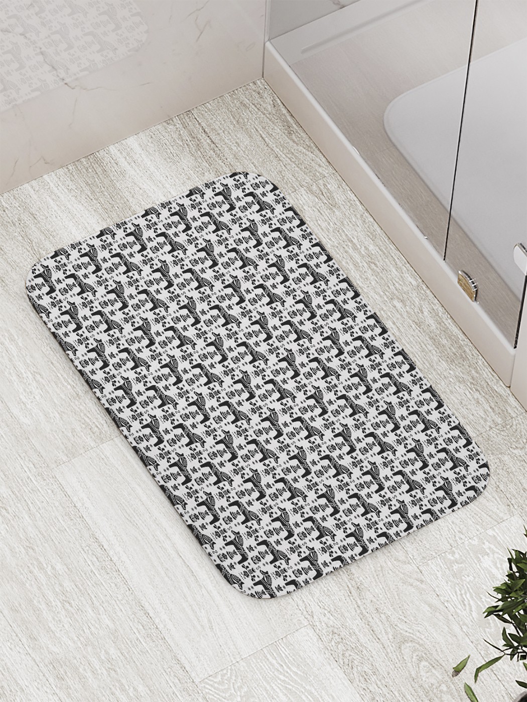 

Коврик противоскользящий для ванной, сауны, бассейна, 77х52 см bath_59750 JoyArty