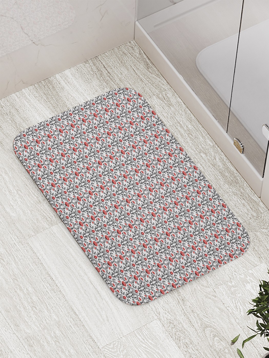 

Коврик противоскользящий для ванной, сауны, бассейна, 77х52 см bath_59684 JoyArty