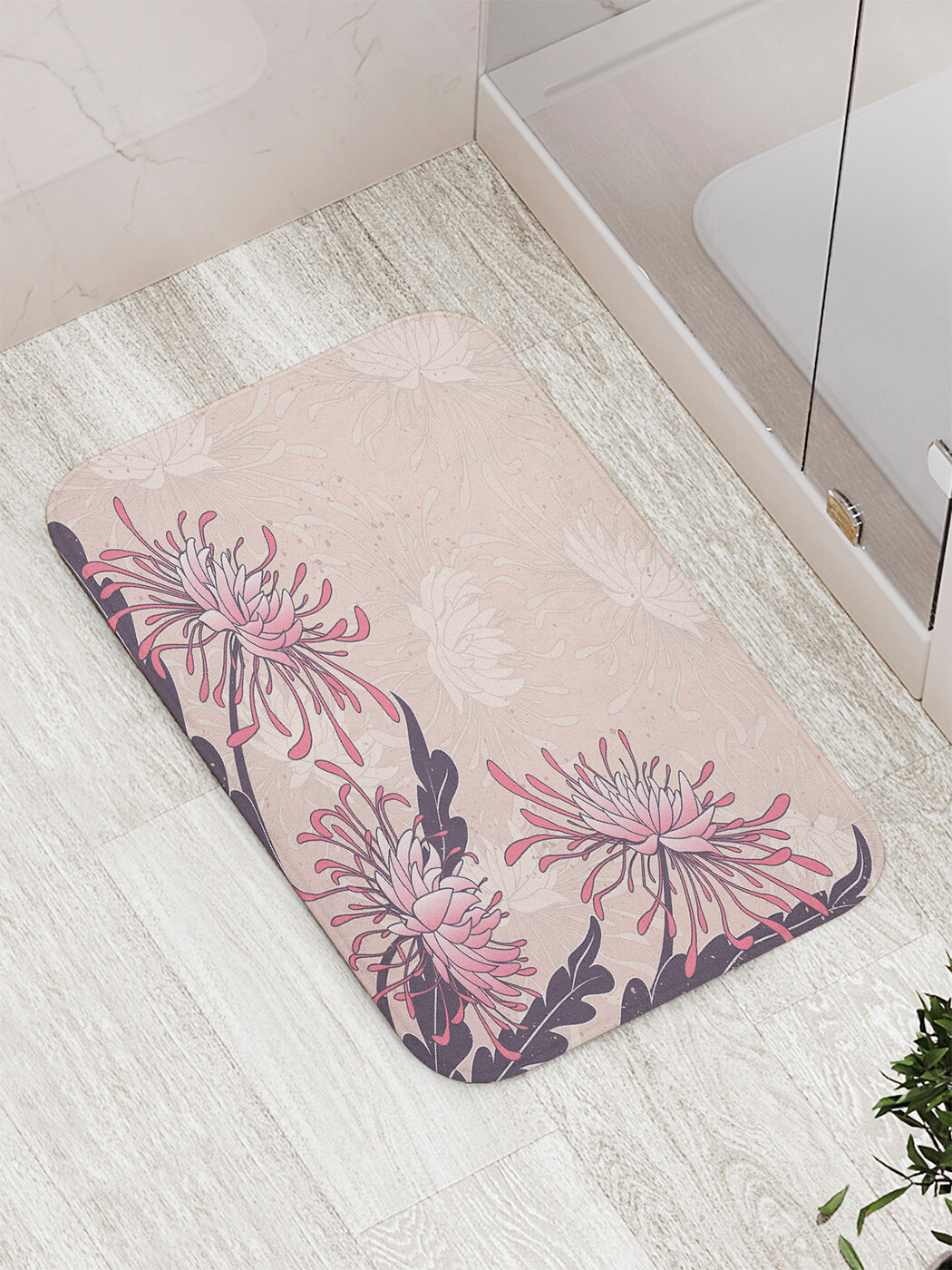 

Коврик противоскользящий для ванной, сауны, бассейна, 77х52 см bath_59683 JoyArty