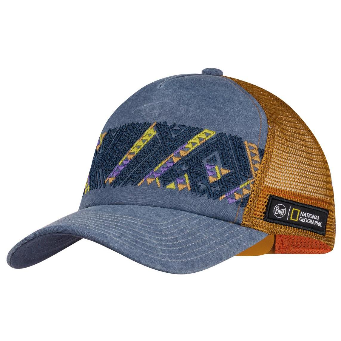 фото Бейсболка унисекс buff trucker cap licenses kangkar multi, one size