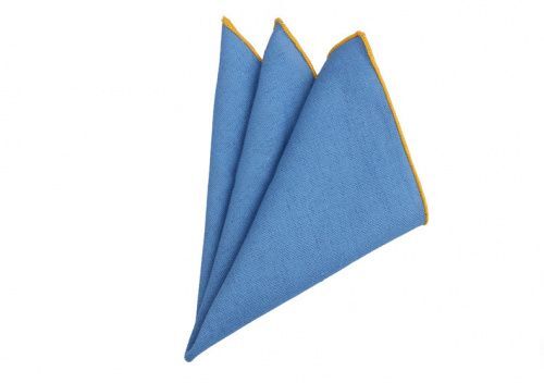 фото Нагрудный платок мужской 2beman pg-colorcoton голубой
