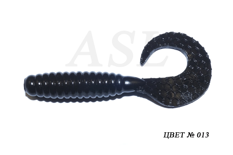 

Силиконовая приманка ASL Твистер цв. 013 L-10см 4шт/уп, Твистер