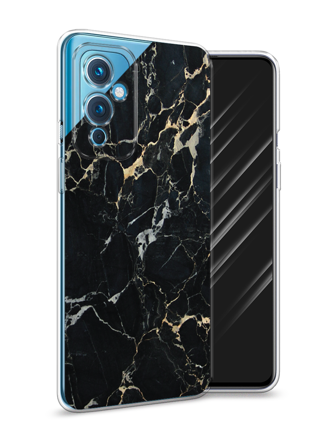 

Чехол Awog на OnePlus 9 LE2110 / ВанПлас 9 LE2110 "Черный мрамор уголок", Разноцветный, 152750-3