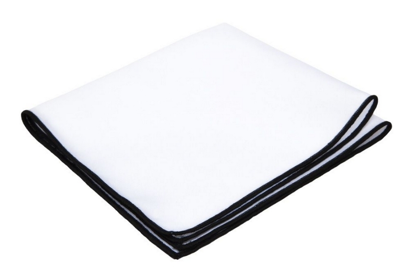 фото Нагрудный платок мужской 2beman pg-white-cotton белый/черный