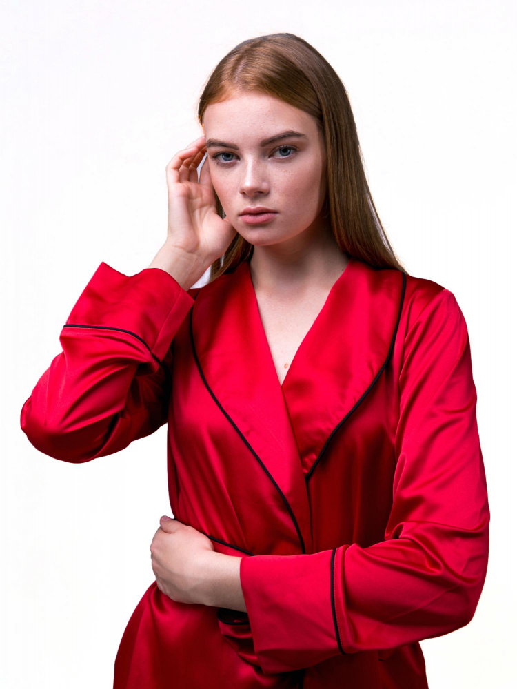 

Пижама женская Малиновые Сны KP001К красная 46, KP001К