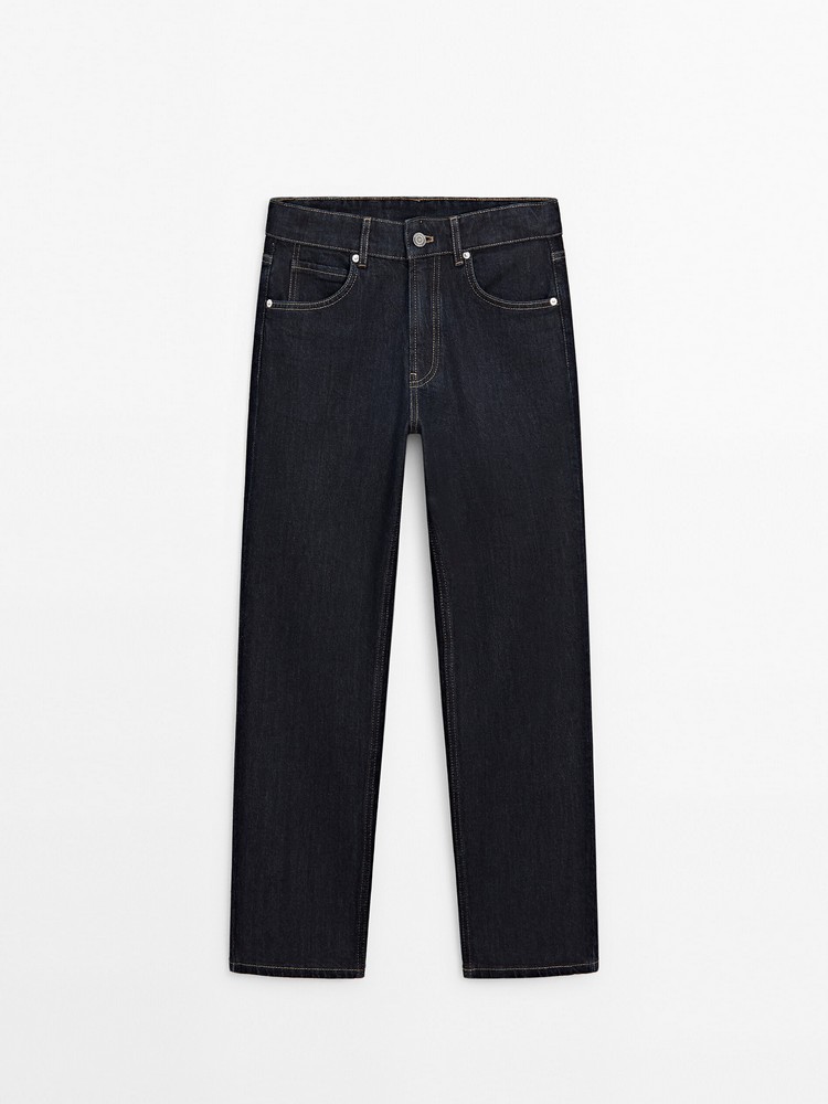 

Джинсы женские Massimo Dutti 5060/918-I2024 черные 44, Черный, 5060/918-I2024