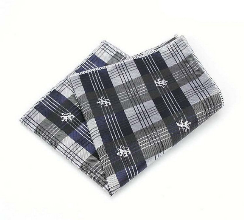 фото Нагрудный платок мужской 2beman pg-englandstyle серый/синий