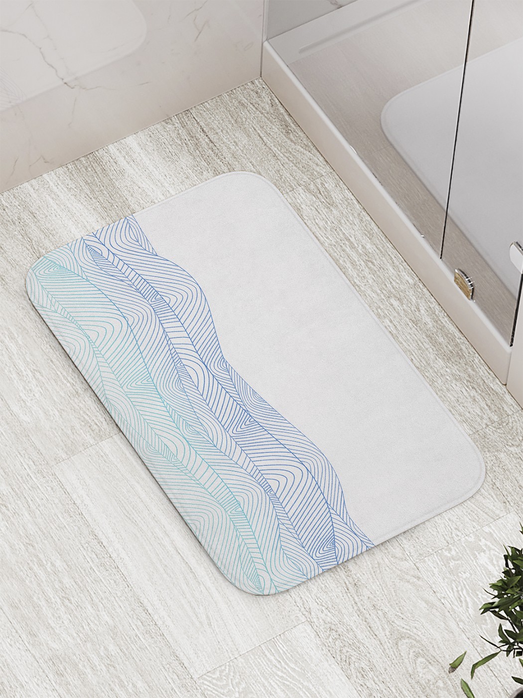 

Коврик противоскользящий для ванной, сауны, бассейна, 77х52 см bath_59549 JoyArty