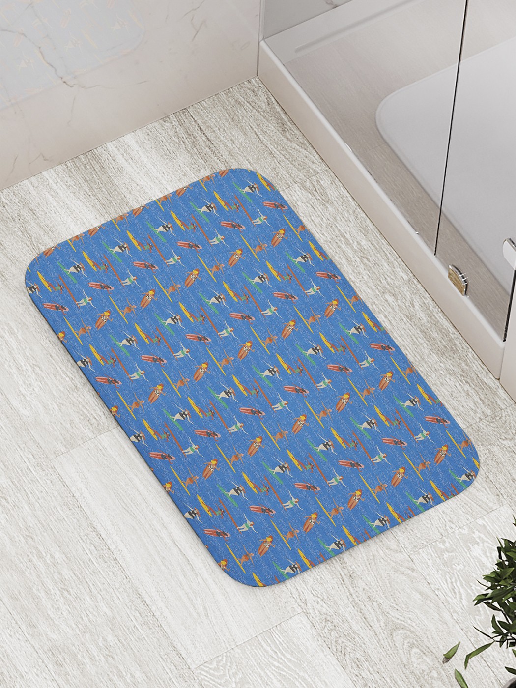 

Коврик противоскользящий для ванной, сауны, бассейна, 77х52 см bath_59546 JoyArty