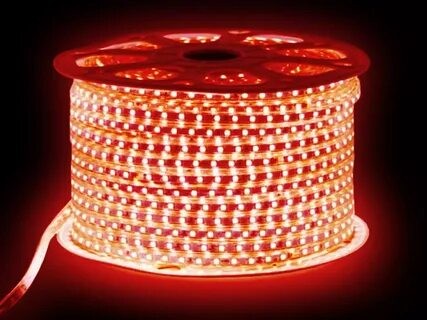 

Светодиодная лента URM SMD 5050 60 LED 220V 14.4W IP67 10m Red N02031