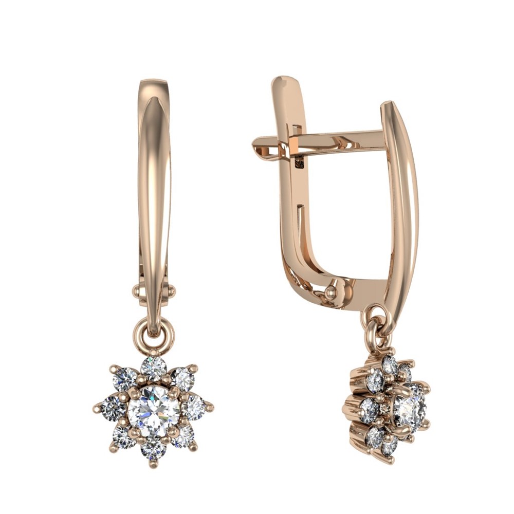 

Серьги из серебра с фианитом ПРИВОЛЖСКИЙ ЮВЕЛИР 302288-FA11, 302288-FA11