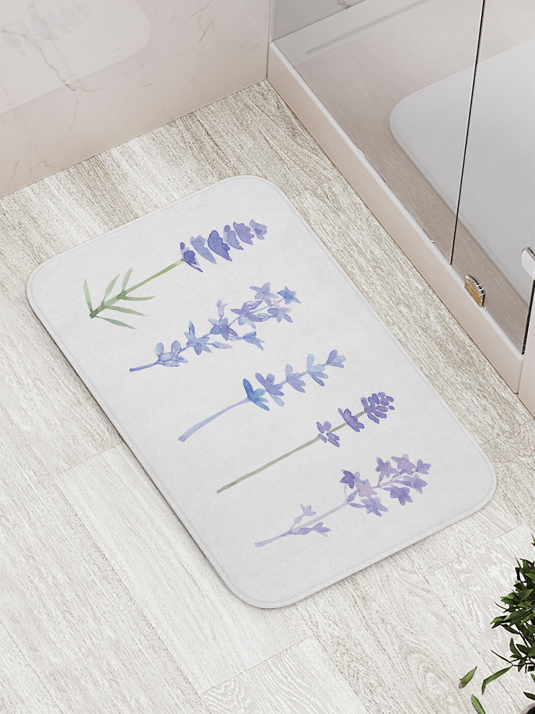 

Коврик противоскользящий для ванной, сауны, бассейна, 77х52 см bath_59525 JoyArty