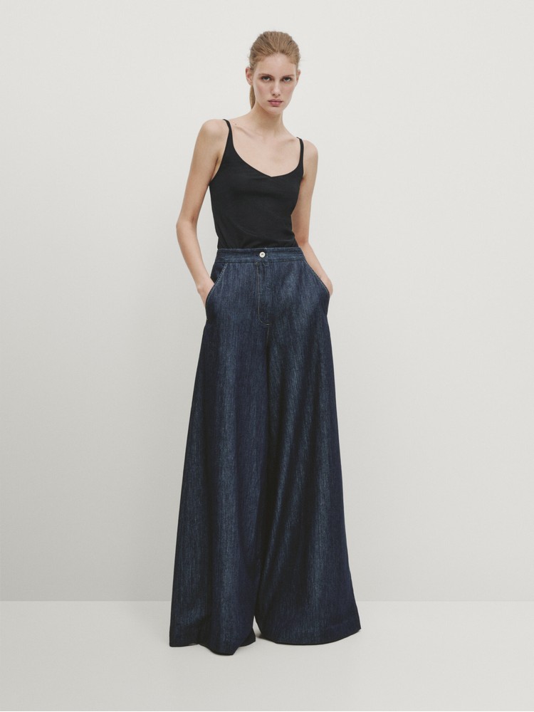

Джинсы женские Massimo Dutti 5001/901-I2024 синие 42, Синий, 5001/901-I2024