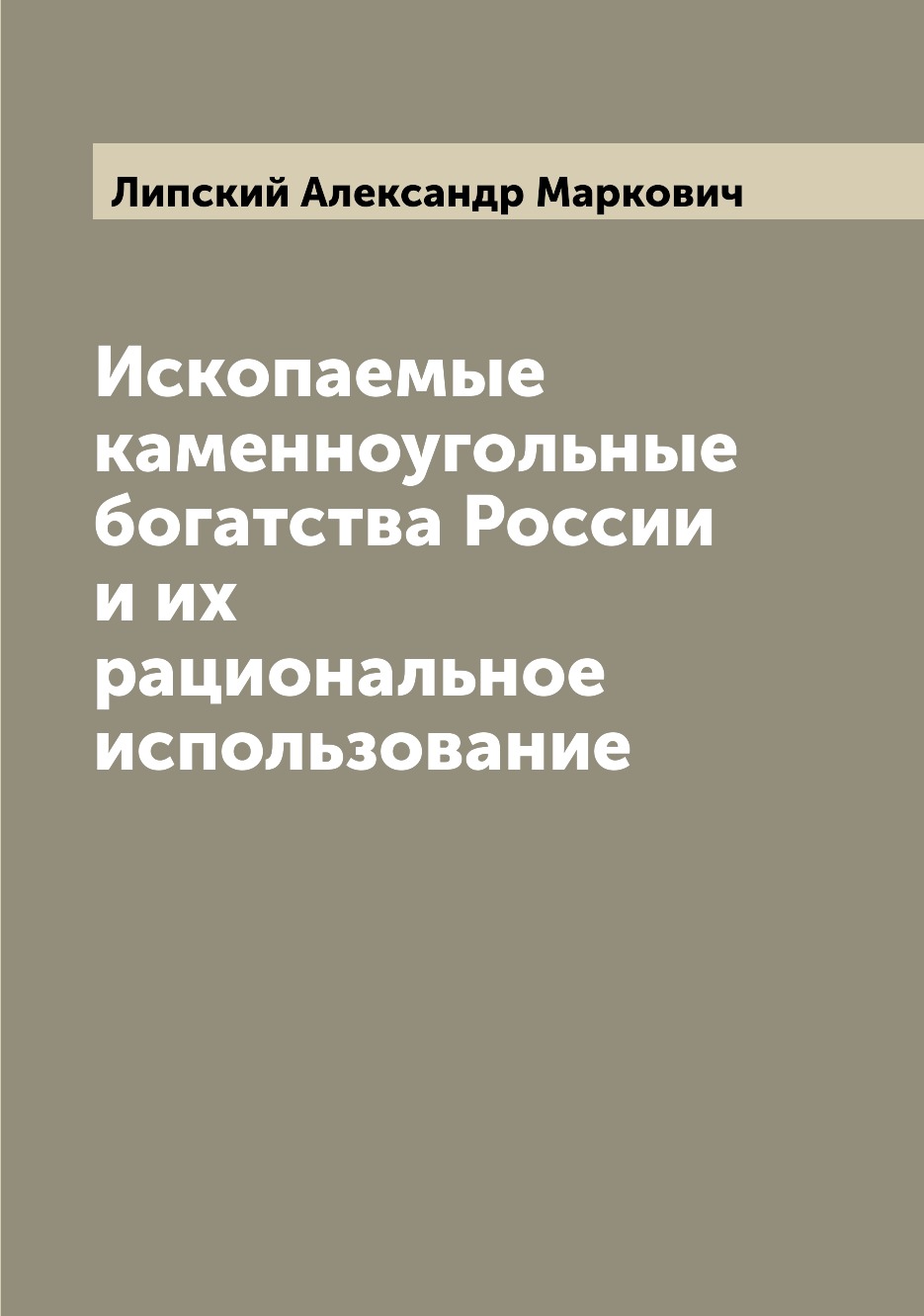 

Книга Ископаемые каменноугольные богатства России и их рациональное использование