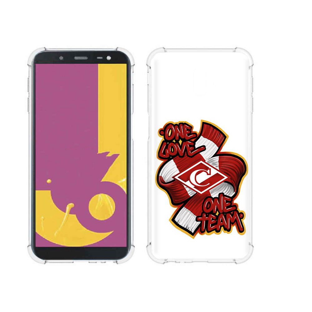 

Чехол MyPads Tocco для Samsung Galaxy J6+ (2018) Одна любовь-Спартак (PT119175.557.126), Прозрачный, Tocco