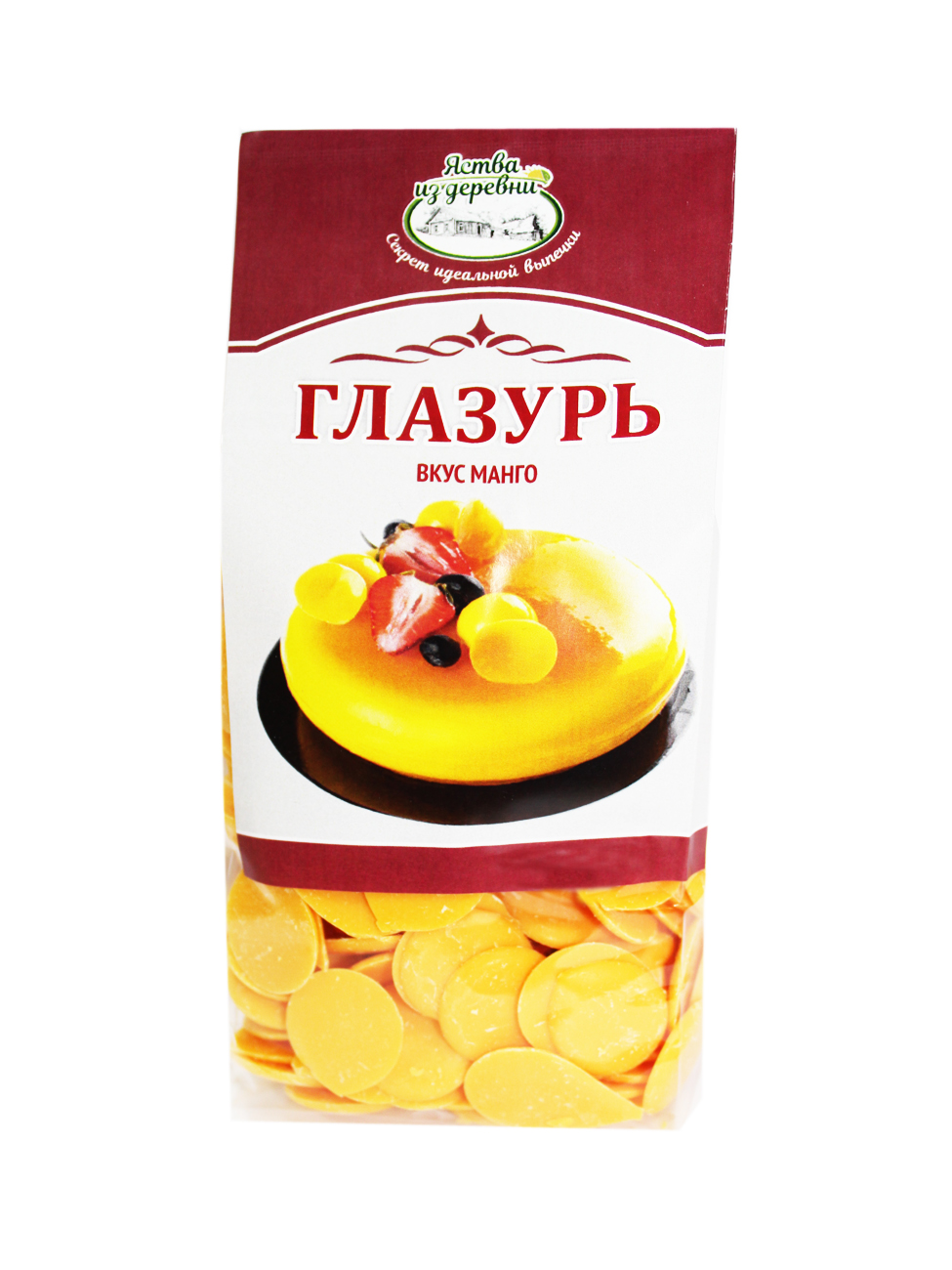 

Глазурь кондитерская Яства из деревни со вкусом манго (монеты) 300гр, Глазурь кондитерская со вкусом манго