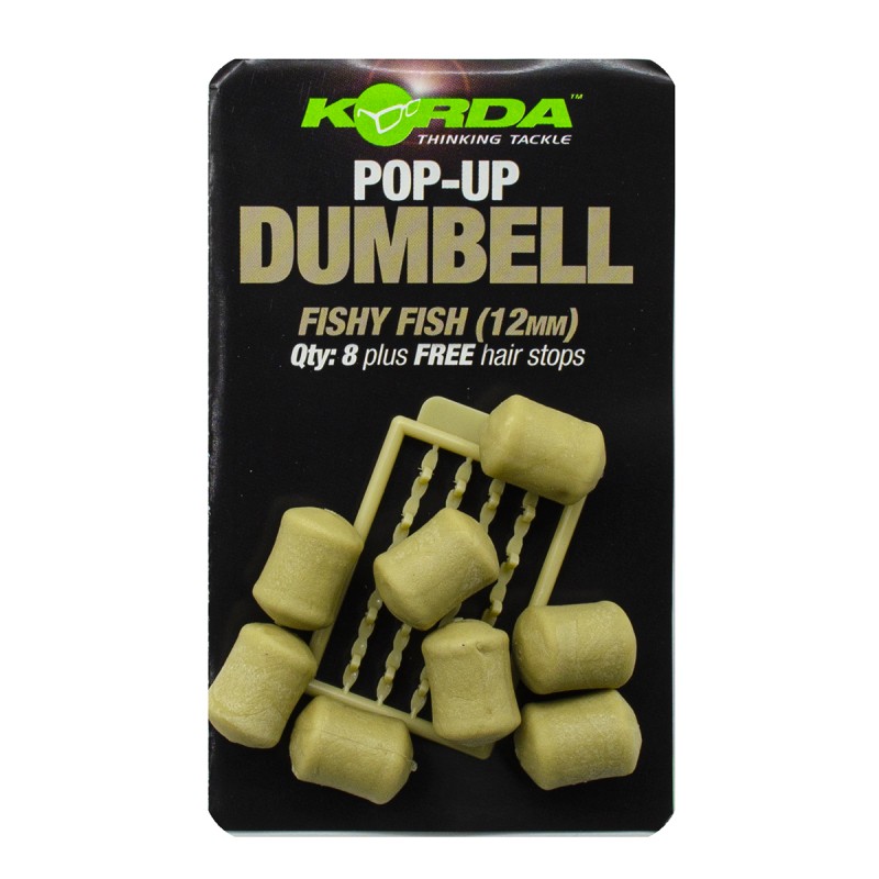 

Имитационная приманка KORDA Dumbell Pop-Up Fishy Fish 12мм, Зеленый, KPB09