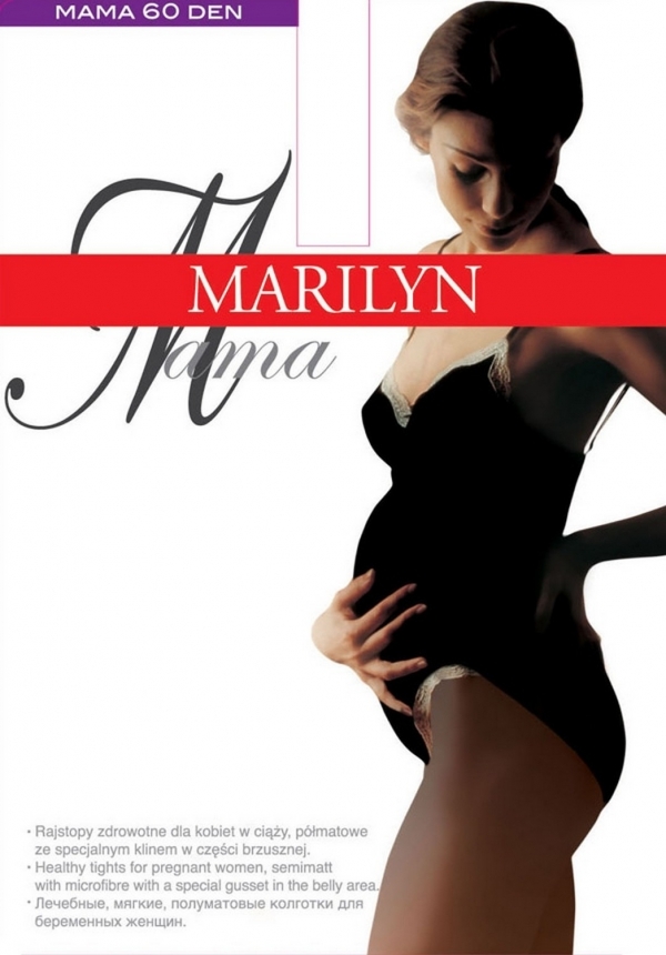 Колготки для беременных женские Marilyn Mama 60 коричневые 2