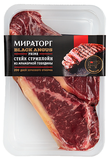 

Стейк из говядины без кости Мираторг Стриплойн Prime 320 г