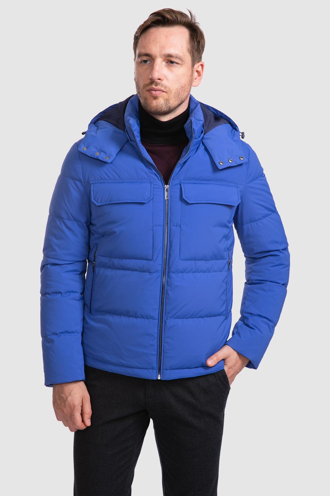

Пуховик мужской Kanzler 20W-JDW09-WF/96 синий 46, 20W-JDW09-WF/96