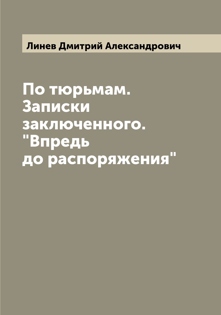 

По тюрьмам. Записки заключенного. Впредь до распоряжения