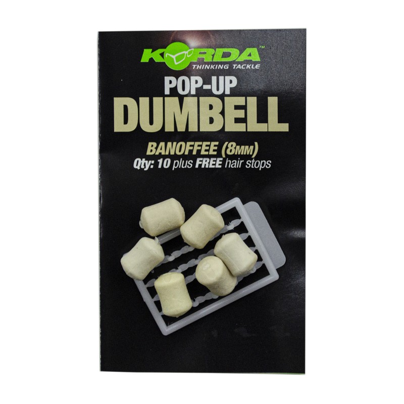 

Имитационная приманка KORDA Dumbell Pop-Up Banoffee 8мм, Белый, KPB28