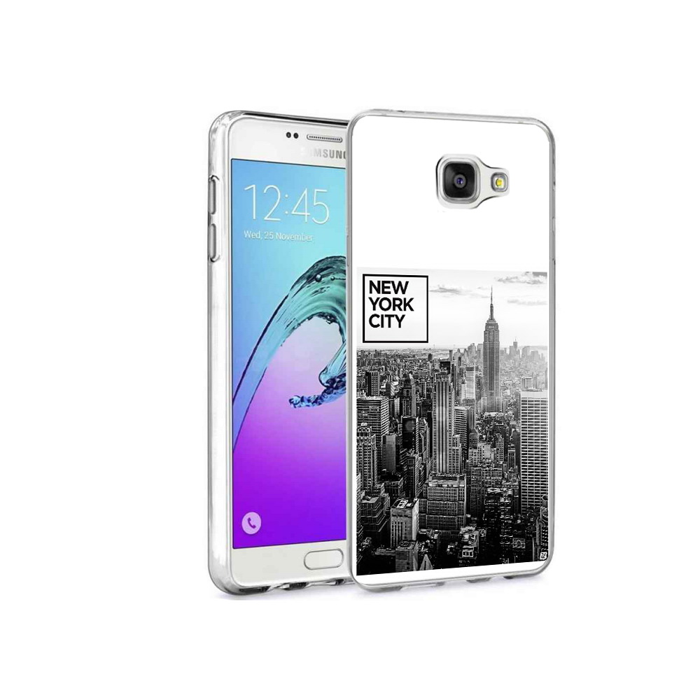 

Чехол MyPads Tocco для Samsung Galaxy A9 Pro черно белый ньюерк (PT52968.556.686), Прозрачный, Tocco