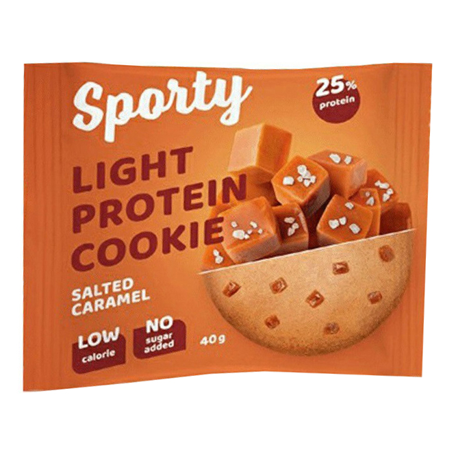 Печенье Sporty Light protein cookie Соленая карамель 40 г