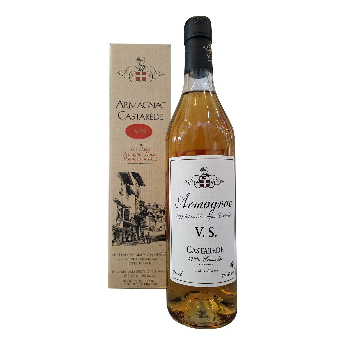 

Арманьяк Armagnac Castarede VS 40% 0,7 л