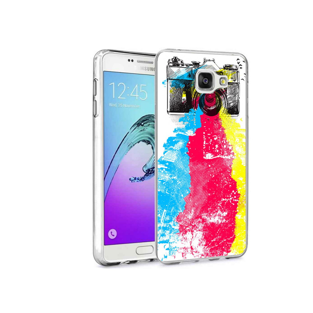 

Чехол MyPads Tocco для Samsung Galaxy A9 Pro цветной фотоаппарат (PT52968.556.668), Прозрачный, Tocco