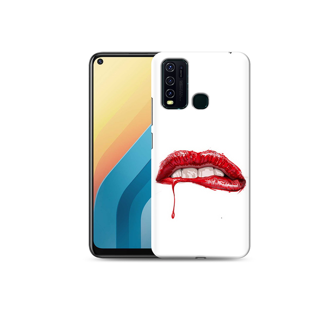 

Чехол MyPads Tocco для Vivo Y30 яркие красные губы (PT149334.437.706), Прозрачный, Tocco