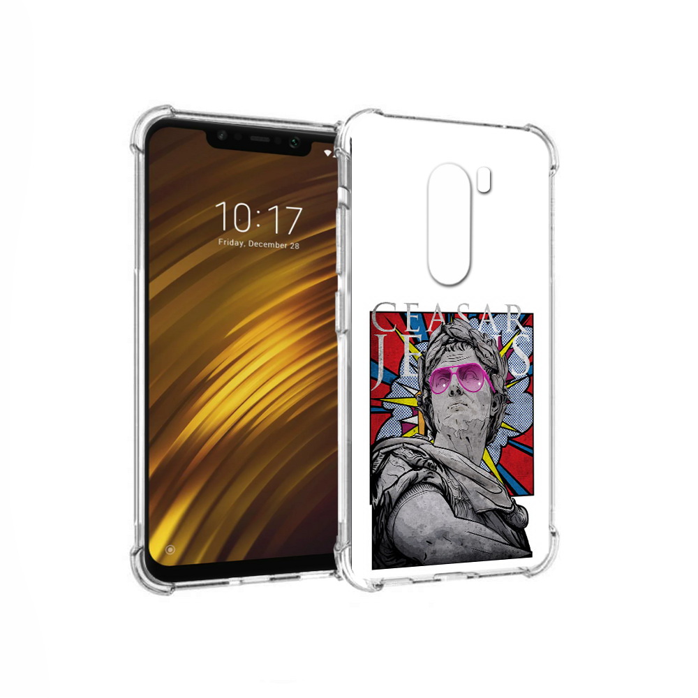 

Чехол MyPads Tocco для Xiaomi Pocophone F1 крутая статуя свободы (PT116503.308.423), Прозрачный, Tocco
