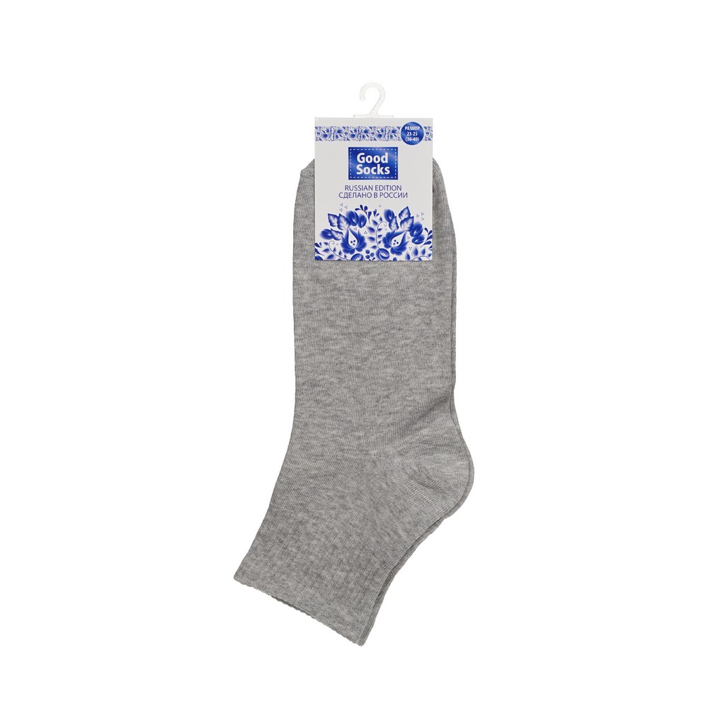 Носки женские Good Socks C-994 серые 23-25