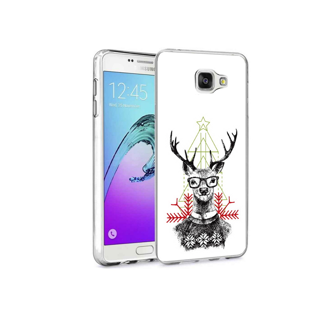 

Чехол MyPads Tocco для Samsung Galaxy A9 Pro умный олень (PT52968.556.652), Прозрачный, Tocco